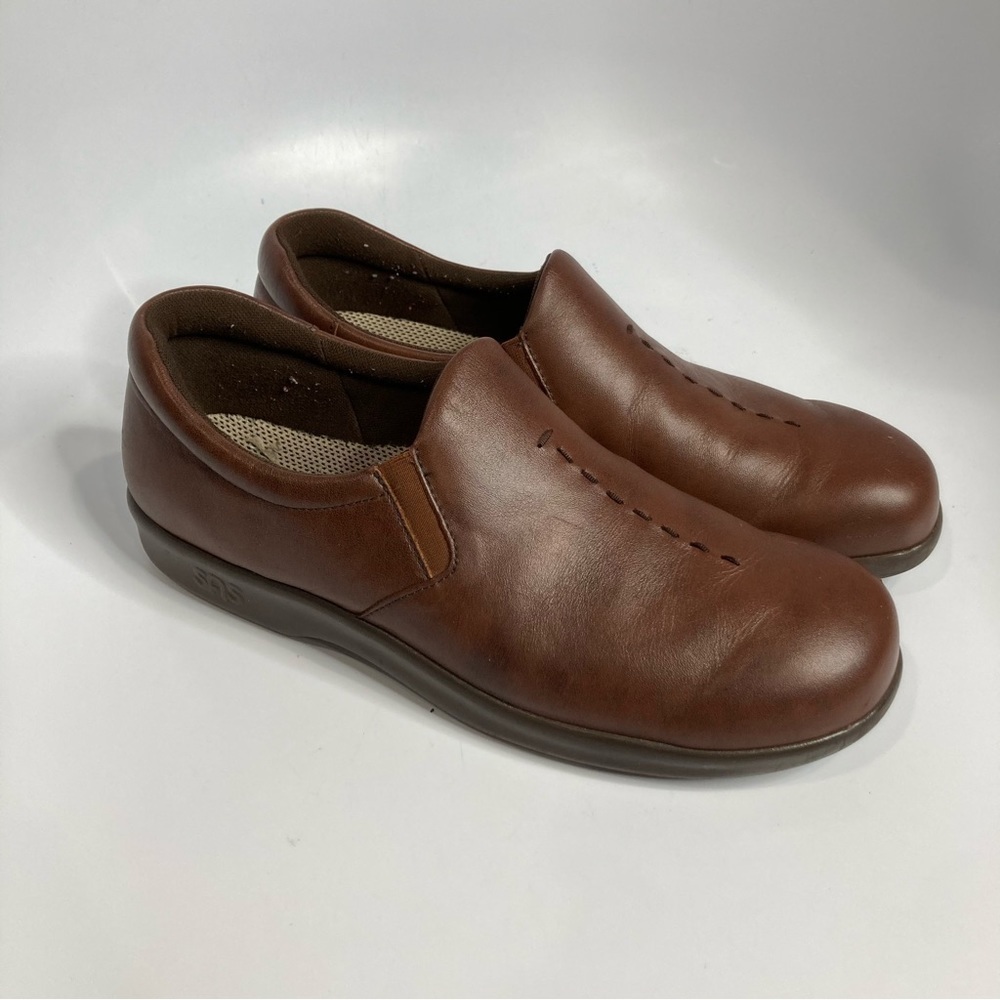 SAS loafer shoes‎ brown leather